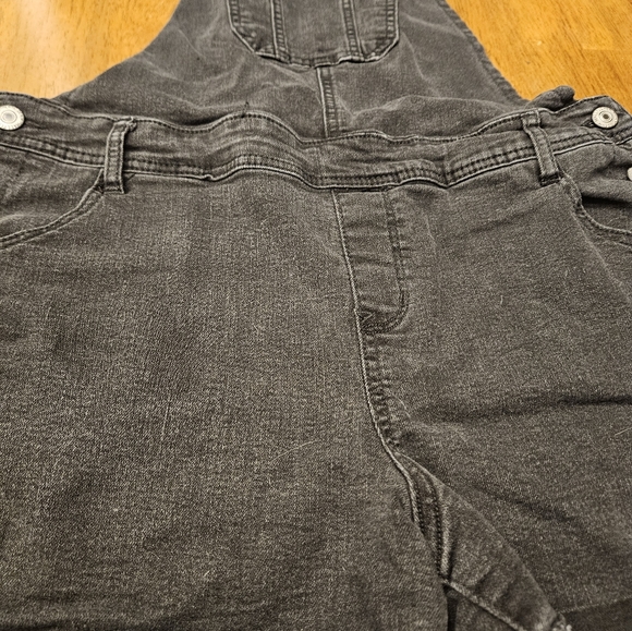 WallFlower Womens Black Shortalls Juniors XL - Picture 6 of 7